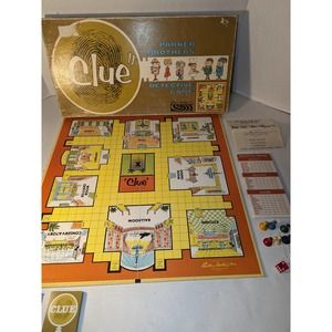 Vintage 1963 Original CLUE Detective Board Game Parker Brothers Complete